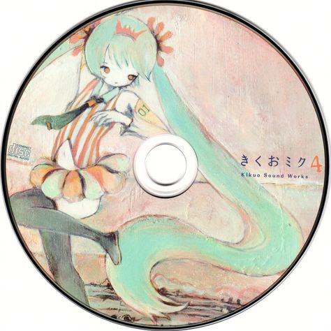 KIKUO MIKU 4 album disc on We Heart It Cd Pfp, Cd Design, Cd Art, Png Icons, Ios Icon, Phone Icon, Phone Themes, Ipad Wallpaper, Vocaloid