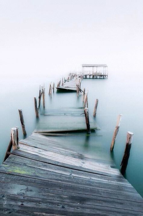 Life...broken bridges Zen Place, Nautical Colors, Studio Color, Foto Tips, Studio Blue, Foto Art, Jolie Photo, Alam Yang Indah, Pics Art