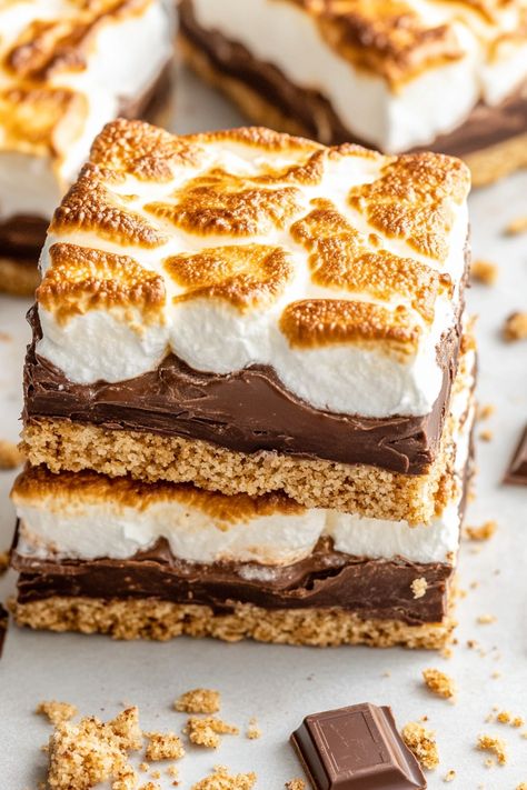 S’mores Bars - An Organized Chaos S’more Bar Recipe, S’more Cups Recipe, S’mores Appetizer, S’mores Magic Bars, Nutella Smores Bars, S’mores Bites Recipe, Six Sisters S’mores Bars, S’more Bark, Smores Casserole Recipes