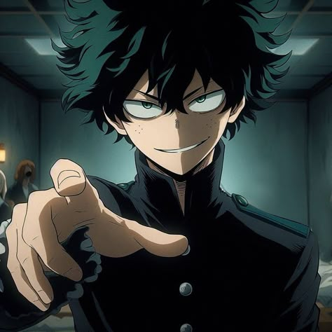 Deku As A Villain, Mha Deku Manga, Villain Deku Fanart, Nomu Mha, Midoria Izuku Art, Hot Deku, Villain Izuku, Evil Deku, Deku Villain