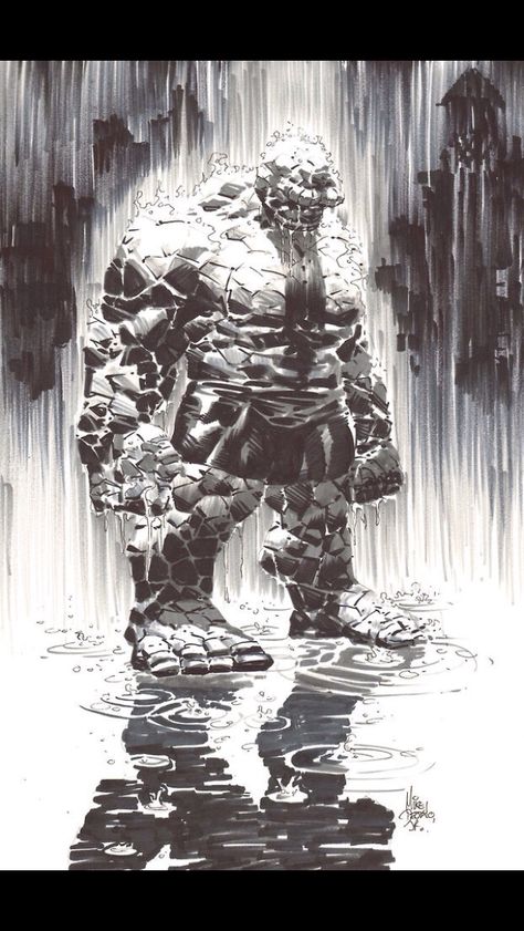 Mike Deodato Comic Lineart, Spider Knight, Ben Grimm, Mike Deodato, Comic Book Artwork, Bd Comics, Jack Kirby, Marvel Comics Art, Comics Art