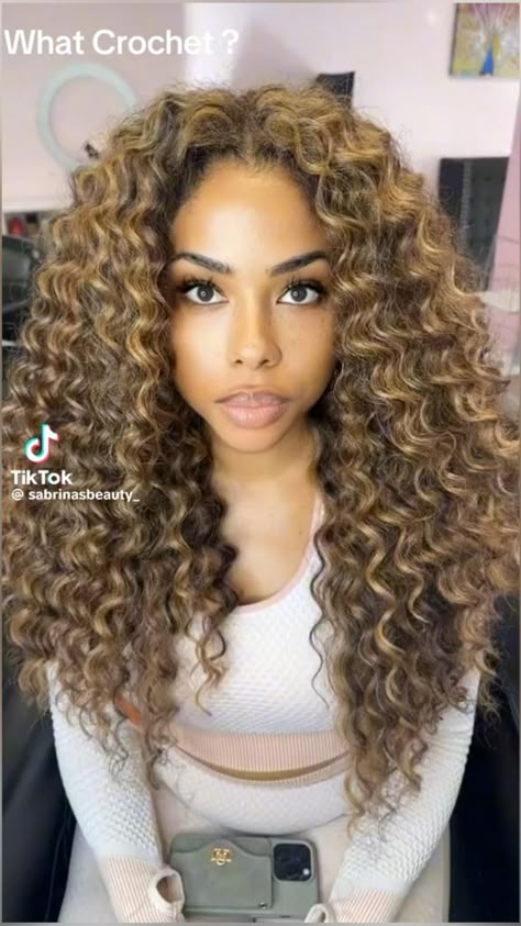 Crochet hair using Freetress Deep Twist or Deep Twist Curly Crochet Hair Styles Freetress, Big Chop Inspiration, Crochet Straight Hair, Bday Hairstyles, Freetress Deep Twist, Deep Twist Crochet Braids, Hair Styles Crochet, Crochet Hair Styles Freetress, Cornrows With Box Braids