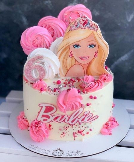 Doll Cake Designs, Barbie Doll Birthday Cake, Bolo Rapunzel, 4de Verjaardag, Cake Designs For Girl, Doll Birthday Cake, Barbie Birthday Cake, Nursing Cake, Barbie Doll Cakes