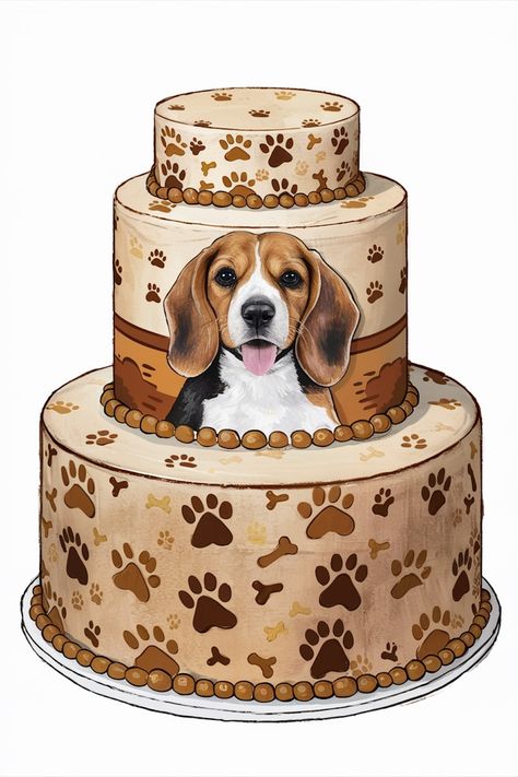 Perfect Beagle Birthday Cake Designs for Your Pup’s Big Day Beagle Birthday, Puppy Cakes, Birthday Cake Designs, Bake Something, Puppy Cake, Dog Birthday Cake, Easter Cake, Biscuit Cake, Celebration Ideas