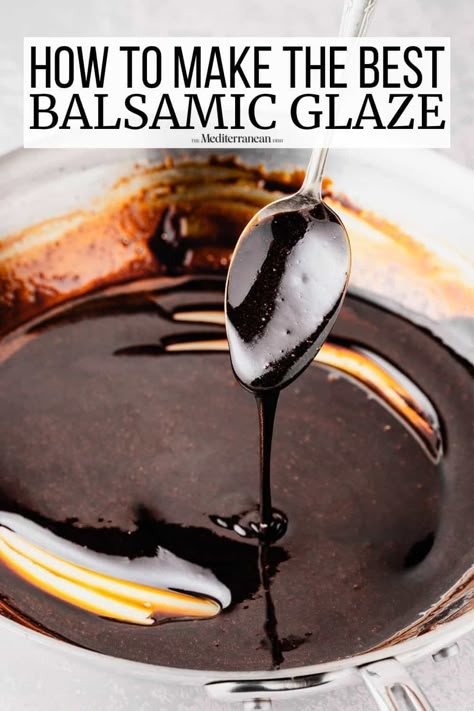 Balsamic Glaze Recipe, Balsamic Reduction Recipe, Balsamic Glaze Recipes, Oatmeal Bake, Balsamic Recipes, Dry Rubs, Balsamic Recipe, Yummy Salads, Grilled Pork Tenderloin