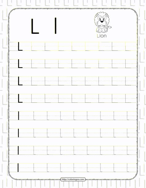 Printable Dotted Letter L Tracing Pdf Worksheet L Tracing Worksheet, L Letter Worksheets For Preschool, Letter L Tracing Worksheets, Letter Ll Worksheets Free Printable, L Alphabet, L Letter, Letter L Worksheets, Letter Tracing Printables, Alphabet Writing Worksheets