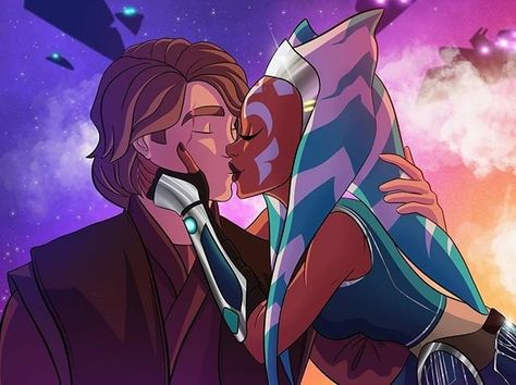 Star Wars Couples, Star Wars Meme, Ashoka Tano, Anakin Vader, Star Wars Anakin, Star Wars Characters Pictures, Star Wars Love, Star Wars Ahsoka, Star Wars Drawings