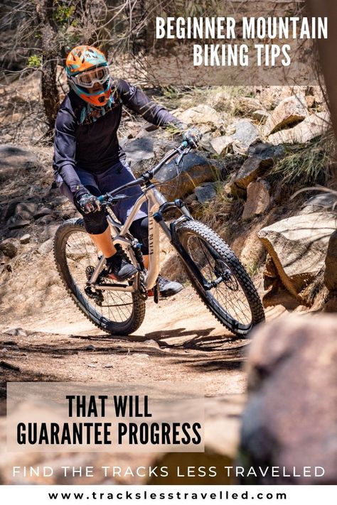 Have you just found the epic sport of mountain biking? Don't stress, because these beginner mountain biking tips will give you all the tools to improve your mountain biking. Beginner mountain biking | beginner mtb | mtb | mtb tips | mtb skills | mountain bike skills | mountain bike tips | beginner mountain biking Mountain Bike Skills, Mountain Bike Training Plan, Intense Mtb, Trek Mtb, Bike Riding Tips, Cycling Technique, Mountain Bike Training, Mtb Training, Biking Tips