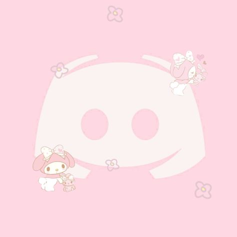 My Melody Discord Icon, My Melody Ipad Homescreen, My Melody Icons For Apps, My Melody App Icons, Sanrio App Icons, Discord App Icon, Disc Pfp, Messages Icon, Phone Setup