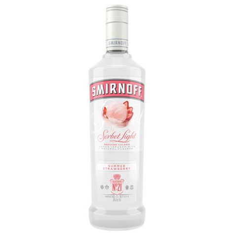 Smirnoff Sorbet Light Summer Strawberry Vodka Vodka Strawberries, Smirnoff Flavors, Strawberry Vodka, Smirnoff Vodka, Strawberry Summer, Light Summer, For A Reason, Need Love, Vodka Bottle