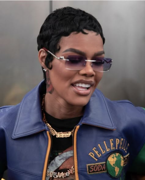 Teyana Taylor Short Hair, Taylor Short Hair, Nia Long Short Hair, Short Hair Outfits, Hairstyle 2024, Hair Motivation, Short Pixie Cuts, Twa Hairstyles, Natural Hair Cuts