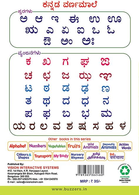 Kannada Varnamala, Kannada Alphabets, Learn Kannada, Kids Charts, Counting Worksheets For Kindergarten, Alphabet Practice Worksheets, Two Letter Words, Family Tree Worksheet, Color Worksheets For Preschool