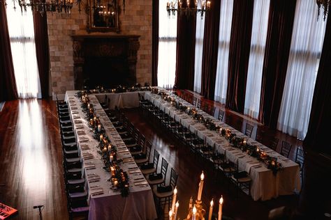 U Shape Wedding Table, Dover Hall, Ballroom Reception, Opulent Wedding, Inside Weddings, Greenery Decor, Winter Wedding Decorations, Wedding Inside, Luxury Wedding Venues