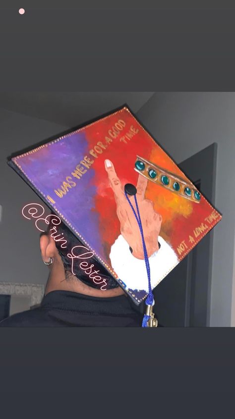 J Cole Graduation Cap, Grad Cap Designs, Cap Art, Grad Caps, Cap Ideas, Graduation Cap Designs, Graduation Caps, Cap Decorations, Cap Designs