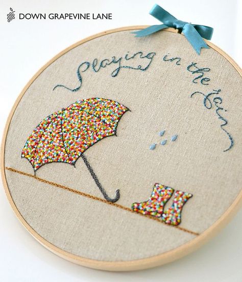 all french knots Hoop Crafts, Knot Embroidery, Sulaman Pita, French Knot Stitch, Embroidery Hoop Crafts, French Knot Embroidery, Pola Sulam, French Knots, 자수 디자인