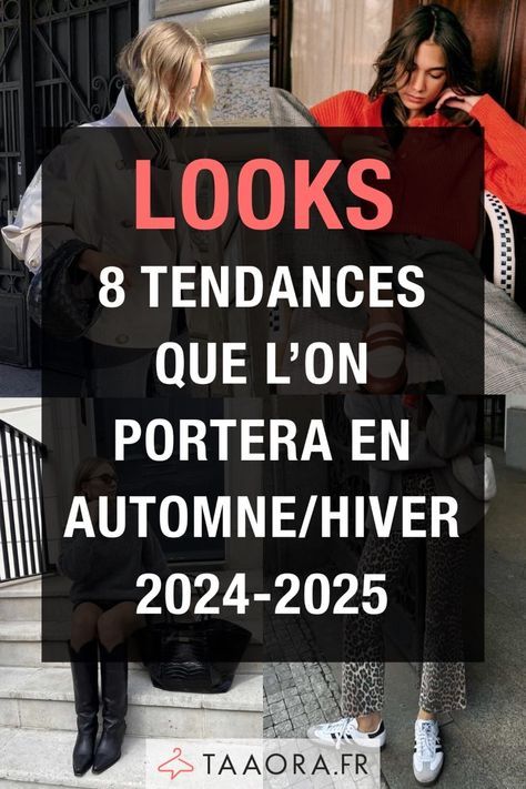 Comment s'habiller cet automne/hiver 2024-2025 ? Voici 8 tendances incontournables de la saison pour vous inspirer et rajouter du style à vos tenues automne/hiver ! #lookautomne #autumnoutfit #lookhiver #tenuehiver #tenuetendance #tenuefemme #modefemme #ah24 #ah25 #fashiontrends #fw24 #fw25 Trendy Outfits 2024 Autumn, Fashion Autumn 2024, Trendy Autumn Outfits 2024, Autumn 2024 Outfits, Outfit Ideas Hiver, Femme Style Outfits, Mode Style Anglais, Trendy Outfits For Women, Inspi Outfit