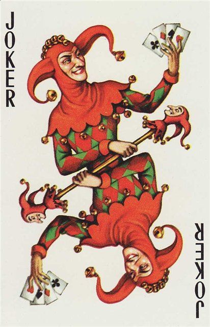 Jester Tattoo, Joker Cards, Joker Playing Card, Playing Cards Art, Joker Tattoo, Joker Card, Playing Cards Design, Circus Art, Vintage Playing Cards