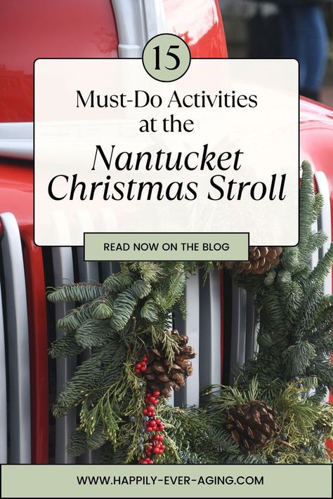 🎄 The Nantucket Christmas Stroll is one destination to add to your bucket list. This not to be missed event is the perfect start to your holiday festivities. Read for places to stay, things to do, and my top tips for a great weekend! Christmas In Nantucket, Nantucket Christmas Stroll, Nantucket Winter, Nantucket Christmas, Nantucket Aesthetic, Brant Point Lighthouse, Christmas Towns, Nantucket Massachusetts, Nantucket Island