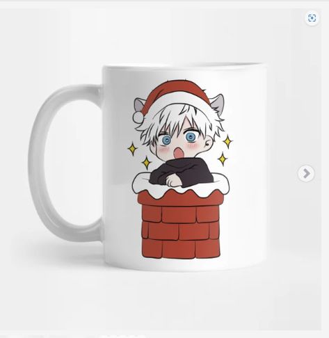 Merry Christmas_Gojo_Anime_Manga Mug Anime Merry Christmas, Gojo Anime, Christmas Merchandise, Christmas Tshirt, Christmas Mugs, Christmas Tshirts, Mug Designs, Merry Christmas, Mug