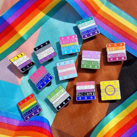 🌈✨ Introducing the newest members of our pride pin family! ✨🌈  Get ready to unleash your true colors and make a bold statement this June!   Our newest additions include: Aromantic, Gay, Genderfluid, Genderqueer, Intersex, and Pansexual! Non Binary Gender, Business Things, Trans Pride Flag, Gay Memes, Enamel Pin Badge, Non Binary, Backing Card, Lgbt Pride, Pride Flags