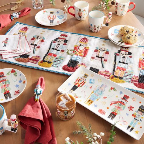 Watercolor Holiday Nutcracker Dishware Collection - World Market