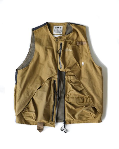 Men Techwear, Workwear Vest, Vest Zipper, Gorp Core, Hiphop Streetwear, Parka Vest, Mountain City, Making Clothes, Outdoor Vest