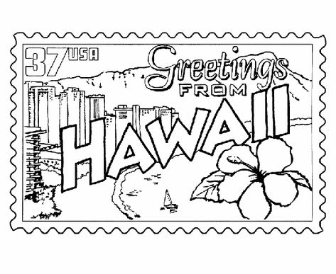 Hawaii Crafts, Lei Day, Hawaii Flag, Hawaiian Crafts, Hawaii Theme, Flag Coloring Pages, Flowers Coloring, Luau Theme, Hawaiian Theme