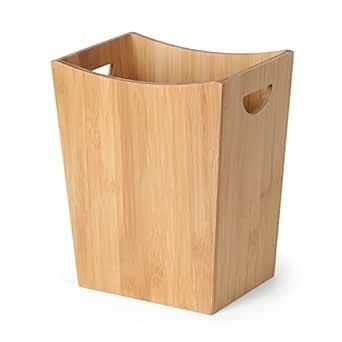 MOOACE Bamboo Trash Can Aesthetic Trash Can, Bamboo Trash Can, Kawaii Trash Can, Tiny Trash Can, Retro Trash Can, Garbage Can, Waste Basket, Good Parenting, Luxury Store