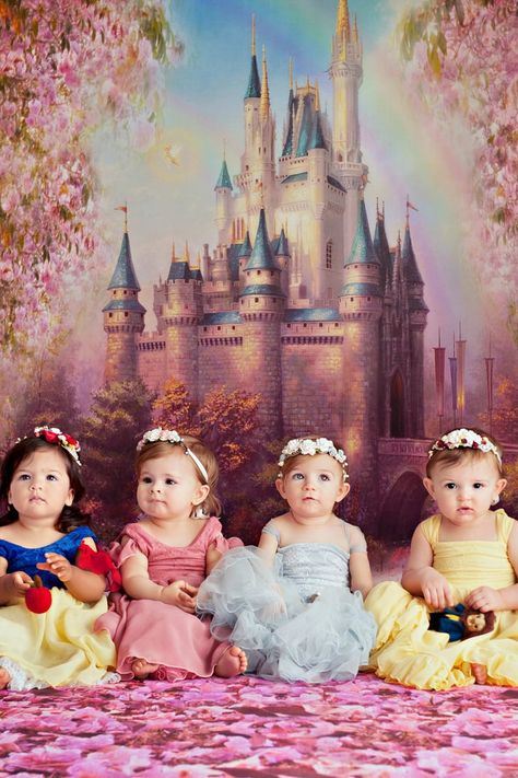 Disney Princess Bedding, Disney Princess Toddler, Disney Princess Babies, Disney Princess Cake, Toddler Photoshoot, Princess Photo, Disney Princess Dresses, Foto Baby, Newborn Shoot