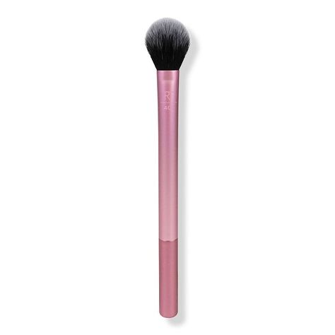 Real Techniques Powder Brush, Makeup Brushes Real Techniques, Setting Powder Brush, Real Techniques Setting Brush, Setting Powders, Ideal Makeup, Highlight And Contour, Real Techniques Brushes, Best Makeup Brushes