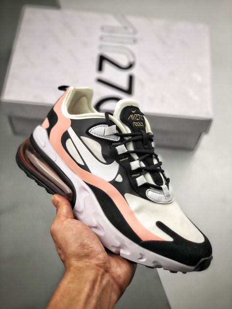 Nike Wmns Air Max 270 React 'Coral Black' AT6174 005https://max97shoes.myshopify.com/collections/nike-air-max-270-react/products/nike-wmns-air-max-270-react-coral-black-at6174-005 Adidas Shoes Yeezy, Yeezy Boost 750, Yeezy Boots, Nike Air Max 270 React, Boost Shoes, Air Max 270 React, 270 React, Kicks Shoes, Tenis Nike