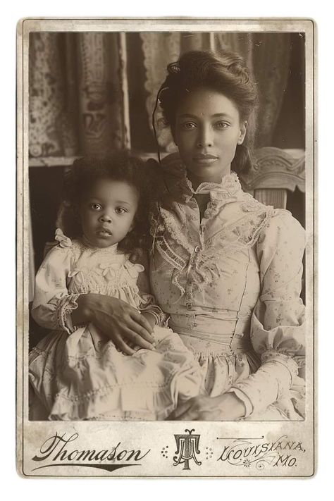 Black Vintage Photos, 1900s Fashion Black Women, Colonial Era Aesthetic, Black Victorian Women, 1900s Photos, African American History Facts, Black Royalty, Classic Portraits, Vintage Black Glamour