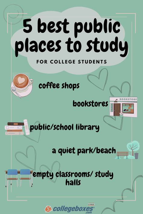 Study Places Public, Library Study Tips, Places To Study, Student Storage, Romanticising School, College Checklist, Study Place, Study Session, Study Break