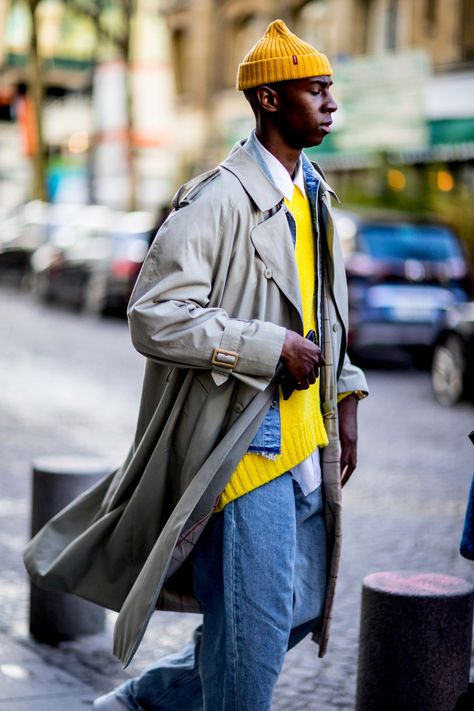 Paris Fashion Week Men, Mens Fashion 2018, Men Street Styles, Mens Fashion Winter, Men Street Style, Mens Spring Fashion, Style Basics, Street Style Outfits Men, Mens Fashion Week