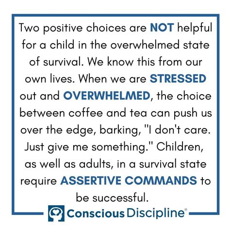 Conscious Discipline on Instagram: “When NOT to use two positive choices. Can you relate? #iHeartCD” Conscious Discipline Quotes, Conscious Discipline For Parents, Conscious Discipline Commitment Board, Wish Well Board Conscious Discipline, We Wish You Well Conscious Discipline, Wish You Well Conscious Discipline, Safe Place Conscious Discipline, Peer Support Specialist, Discipline Quotes