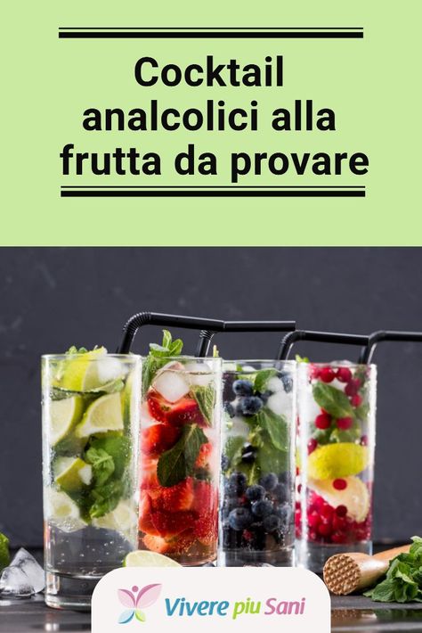 I cocktail analcolici alla frutta sono bevande rinfrescanti adatte sia per i bambini sia per gli adulti, ideali per le feste e le riunioni di lavoro, in famiglia o tra amici. Mojito, Voss Bottle, Plastic Water Bottle, Food And Drink, Water Bottle, Drinks