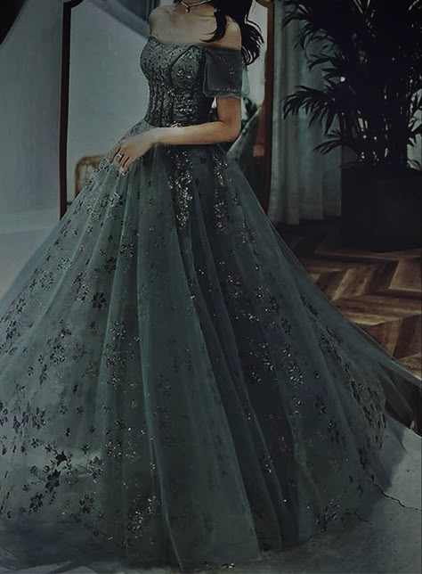 Ballgown Aesthetic Dark Academia, Dark Ballgown Aesthetic, Fantasy Ballgown Aesthetic, Ava Fantasy Gown, Wedding Dresses Dark Academia, Dark Ball Dress, Dark Academia Dress Royal, Amanda Fantasy Gown, Midevil Ballgown