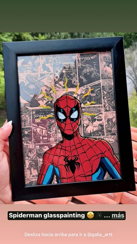 Marvel Diy, Spiderman Painting, Marvel Paintings, Spiderman Gifts, Ideas Regalos, Creative Gifts For Boyfriend, Anime Crafts, Spiderman Art, Mini Canvas Art