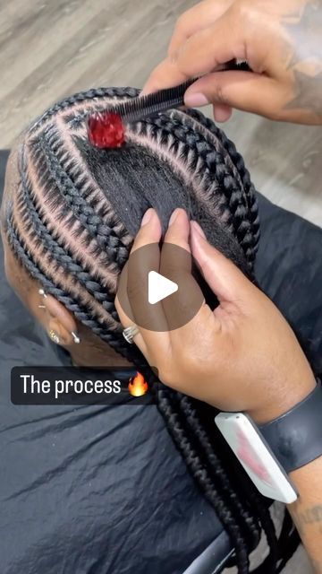 💫BRAIDER 💫 on Instagram: "Appointments available 💇🏽‍♀️💞💇🏽‍♀️  Style: 8 stitch braids 🔥 ————————————————————————— #atlantabraids #feederbraids #stitchbraids  #braidsatlanta #braidideas" Crow Rows Braids, Easy Stitch Braids, 8 Feedin Braids Straight Back, How To Add In Hair To Braids, 8 Braids Cornrows, Up In One Cornrow Braids, Braid Back Hairstyles Black Women, How To Do Stitch Braids, How To Stitch Braid