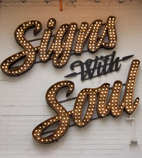 Cool Signs Cool Signs, Marquee Signage, Light Bulb Letters, London Sign, Bar Deco, Script Letters, Sign Letters, Sign Board Design, Shop Signage