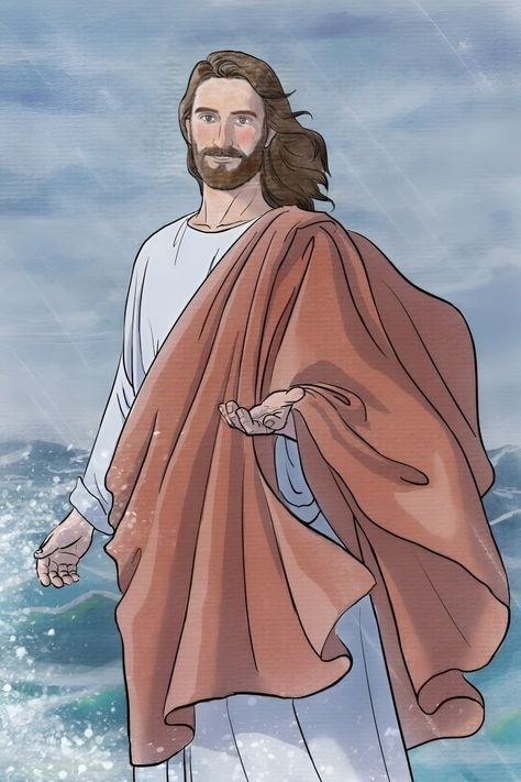 Jesus Real Face, Jesus Drawings Sketches, Jesus Animation, Drawings Of Jesus, Jesus Christ Drawing, Jesus Drawing, Back Profile, Jesus Art Drawing, Jesus Christ Illustration