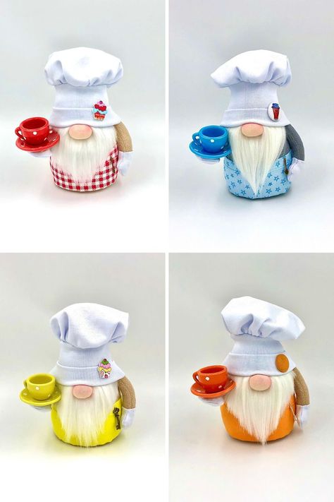 Gnome Chef, Chef Gnome, Doll Shelf, Winter Wreath Diy, Gnomes Diy, Scandinavian Gnomes, Gnome Christmas, Diy Gnomes, Wreath Diy