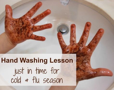 Hand washing for kids -- great for cold season and back to school! Hygiene Lessons, Kids Hygiene, Hygiene Activities, Health Activities, Health Lessons, Preschool Science, Personal Hygiene, Center Pieces, Lessons For Kids