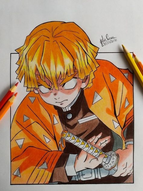 Demonslayer Zenitsu, Naruto Sketch Drawing, Social Media Profile, Naruto Sketch, Best Anime Drawings, Anime Boy Sketch, Anime Drawing Books, Demon King Anime, Anime Canvas