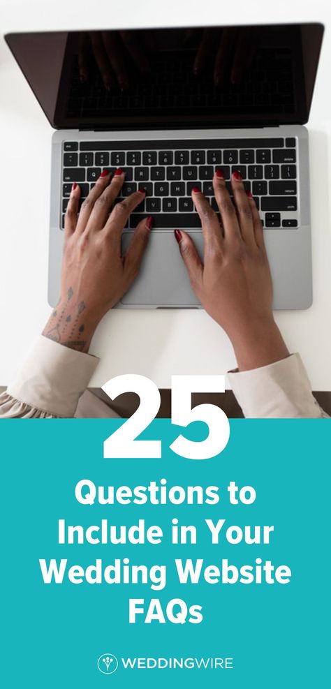 As you're creating your wedding website, adding an FAQ section is a must to avoid last-minute texts and emails from your guests. Here are the top questions to include—and how to answer! Faqs Wedding Website, Faq For Wedding Website, Wedding Q And A, Faq Wedding Website, Q&a For Wedding Website, Wedding Website Questions And Answers, Wedding Q And A Website, Q&a Wedding Website, Wedding Faqs For Guests