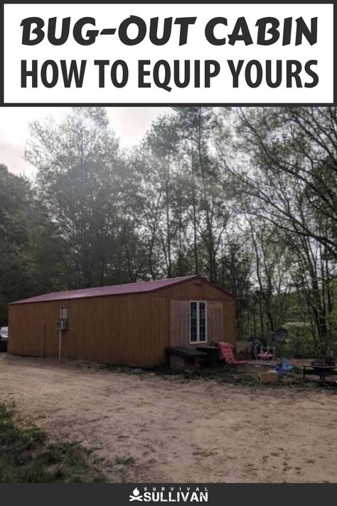 A bug-out cabin can be a life-saving piece of real estate in an SHTF situation. Learn how to prepare and equip one here. #bugout #prepping Bug Out Cabin, Bug Out Location, Bushcraft Skills, Higher Ground, Long Haul, Wilderness Survival, In Case Of Emergency, Outdoor Survival, Off Grid Living