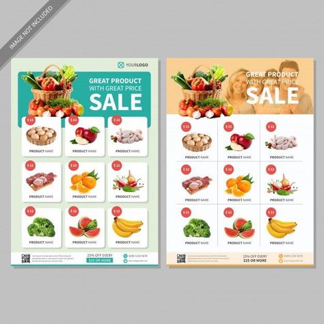 Supermarket Flyer, Catalog Design Inspiration, Catalogue Design Templates, Food Catalog, Design Print Layout, Catalog Design Layout, Food Web Design, Catalogue Layout, Menu Design Template