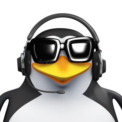 Penguin Bandar, Music Wall Mural, Headset Illustration, 3d Penguin, Nike Wallpaper Backgrounds, Call Centre, Madara Wallpaper, Penguins Of Madagascar, Penguins Funny