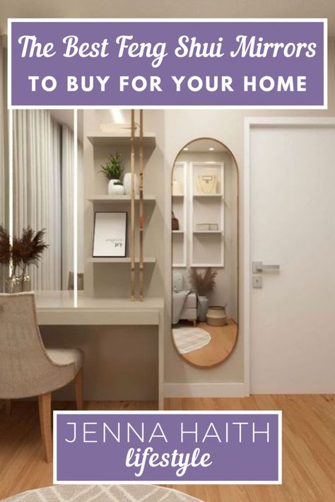 The best feng shui mirrors to buy for your home are the ones that make you feel cozy, comfortable, and beautiful! Let's dive into the most popular feng shui mirrors and which ones will look best in your home. The post The Best Feng Shui Mirrors To Buy For Your Home appeared first on Jenna Haith Lifestyle. Feng Shui Bedroom Mirror, Mirror Feng Shui, Feng Shui Mirrors, Lit Mirror, Feng Shui Bedroom, Farmhouse Mirrors, Entryway Mirror, Arched Mirror, Arch Mirror