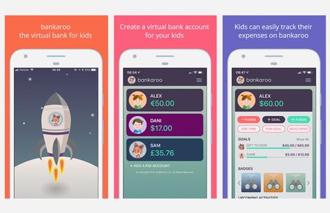 Best Apps For Teaching Kids How to Manage and Save Money - Fatherly | Fatherly Giving To Charity, Apps For Teaching, Savings Goals, Kids Money, Banking App, Piggy Banks, Saving Goals, Teach Kids, About Money